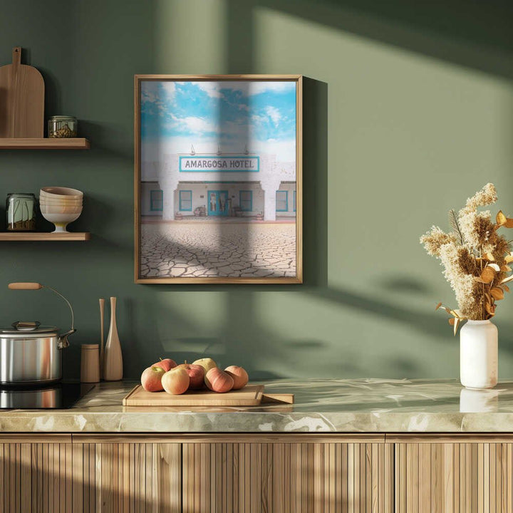 Historic Amargosa Hotel and Opera House in Death Valley Junction, California - Stretched Canvas, Poster or Fine Art Print - I Heart Wall Art - Poster Print, Canvas Print or Framed Art Print