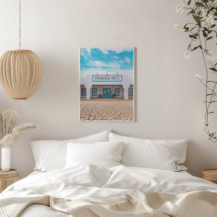 Historic Amargosa Hotel and Opera House in Death Valley Junction, California - Stretched Canvas, Poster or Fine Art Print - I Heart Wall Art - Poster Print, Canvas Print or Framed Art Print