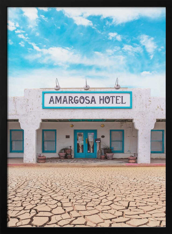 Historic Amargosa Hotel and Opera House in Death Valley Junction, California - Stretched Canvas, Poster or Fine Art Print - I Heart Wall Art - Poster Print, Canvas Print or Framed Art Print