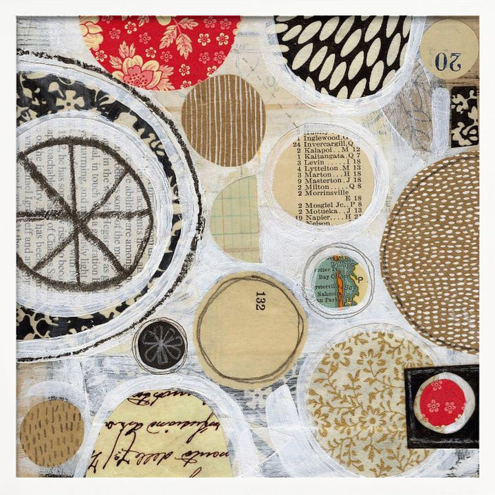 Hodge Podge - Square Stretched Canvas, Poster or Fine Art Print - I Heart Wall Art - Poster Print, Canvas Print or Framed Art Print