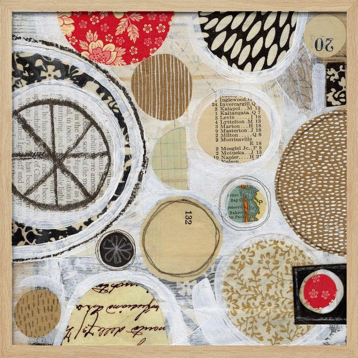 Hodge Podge - Square Stretched Canvas, Poster or Fine Art Print - I Heart Wall Art - Poster Print, Canvas Print or Framed Art Print