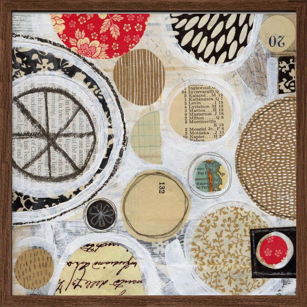 Hodge Podge - Square Stretched Canvas, Poster or Fine Art Print - I Heart Wall Art - Poster Print, Canvas Print or Framed Art Print