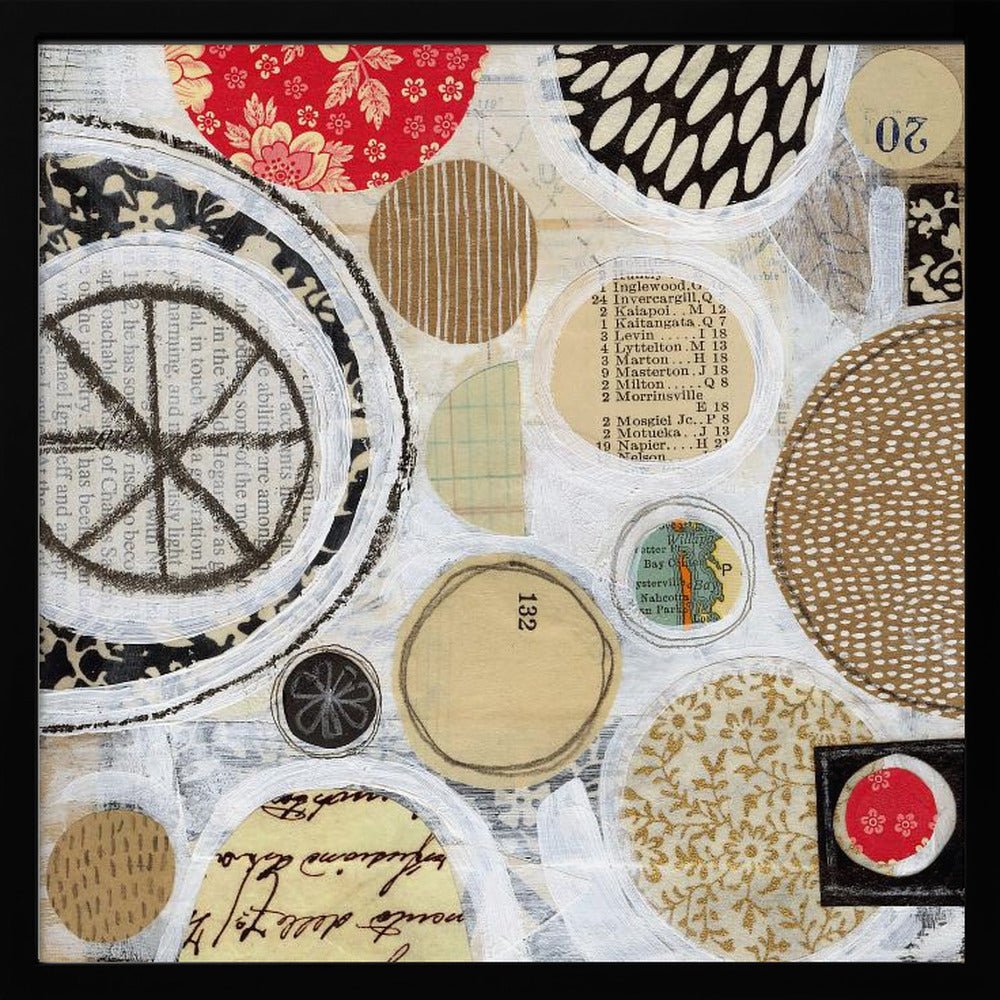 Hodge Podge - Square Stretched Canvas, Poster or Fine Art Print - I Heart Wall Art - Poster Print, Canvas Print or Framed Art Print