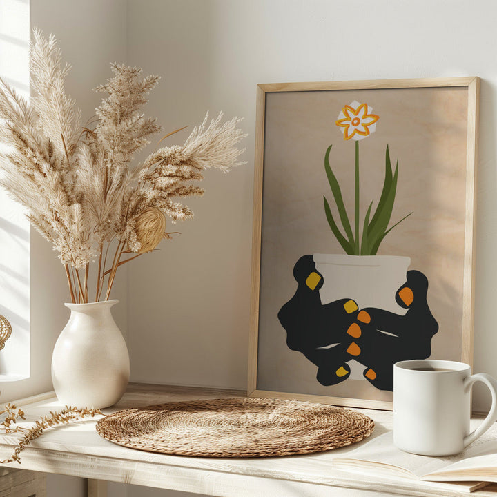 Holding Hope - Stretched Canvas, Poster or Fine Art Print I Heart Wall Art