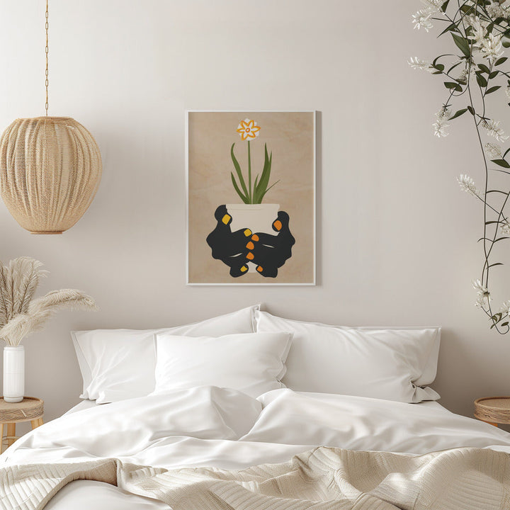 Holding Hope - Stretched Canvas, Poster or Fine Art Print I Heart Wall Art