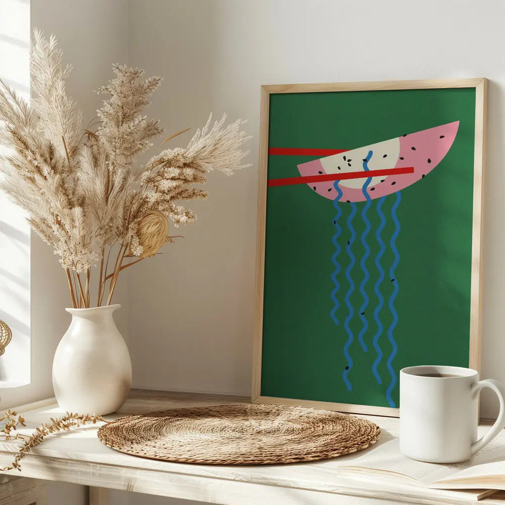 Hollywood Ramen - Stretched Canvas, Poster or Fine Art Print I Heart Wall Art