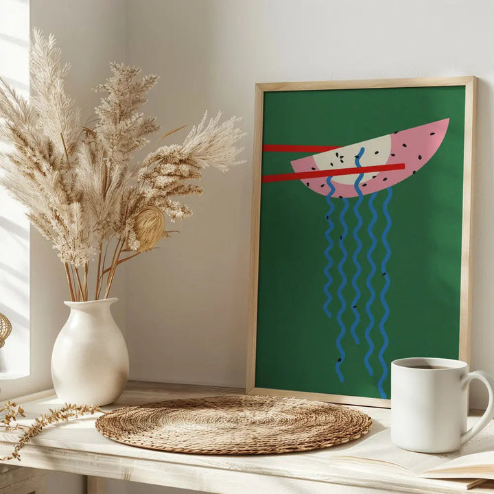 Hollywood Ramen - Stretched Canvas, Poster or Fine Art Print I Heart Wall Art