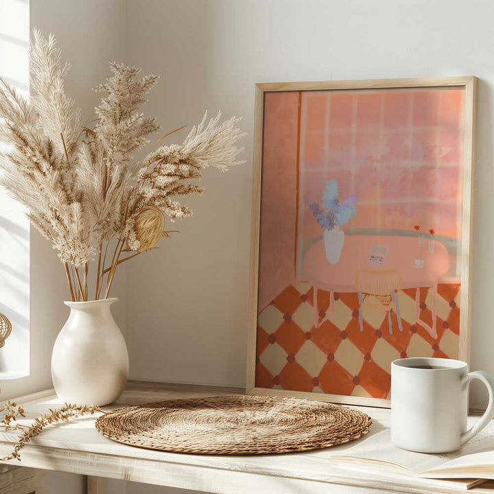 Home Office Views - Stretched Canvas Poster or Fine Art Print