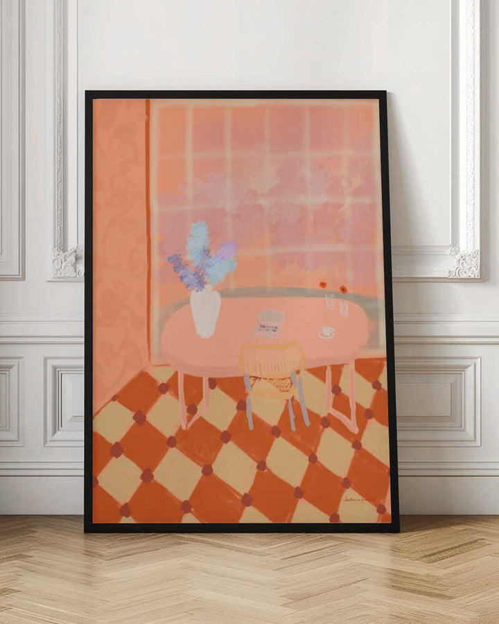Home Office Views - Stretched Canvas Poster or Fine Art Print
