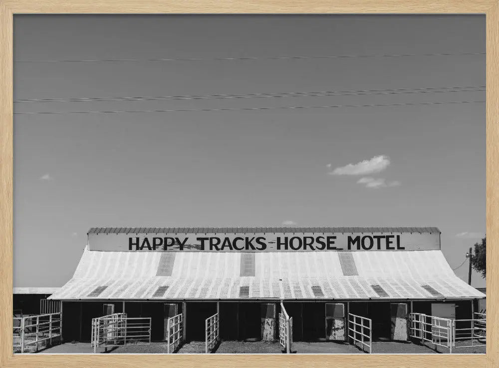 Horse Motel - Stretched Canvas, Poster or Fine Art Print I Heart Wall Art