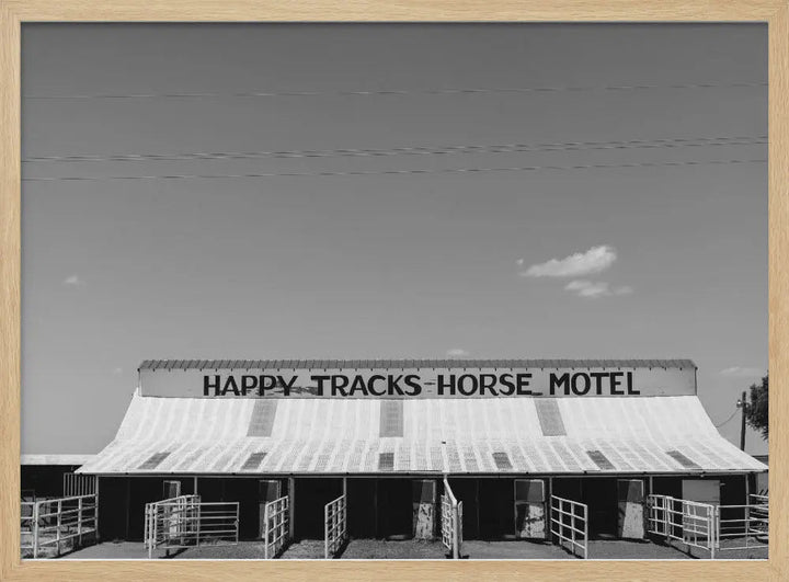 Horse Motel - Stretched Canvas, Poster or Fine Art Print I Heart Wall Art
