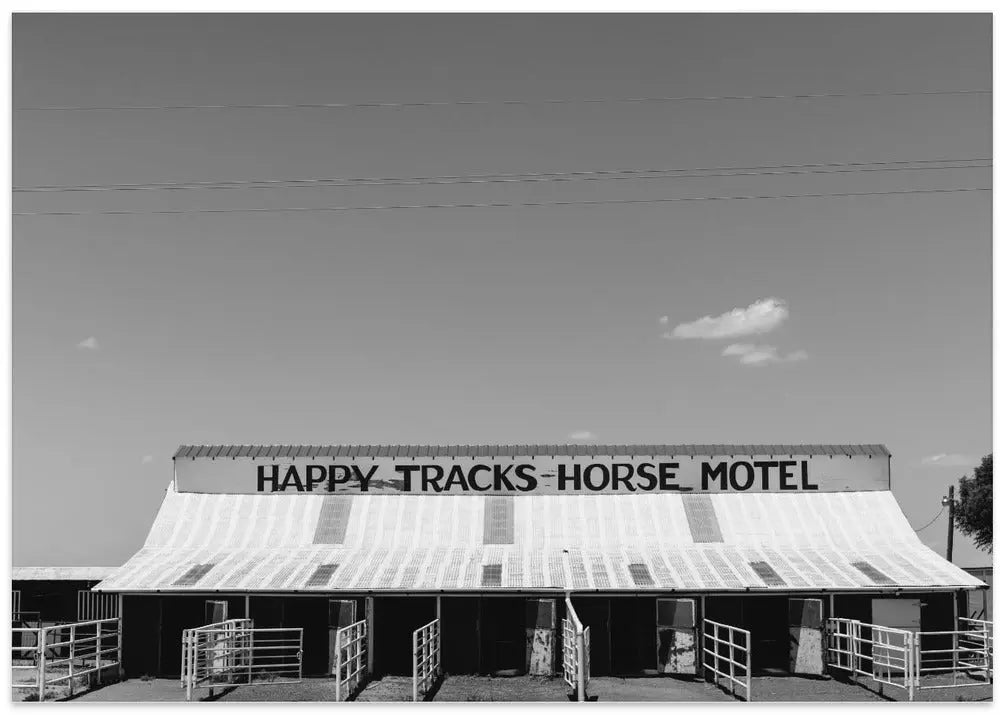 Horse Motel - Stretched Canvas, Poster or Fine Art Print I Heart Wall Art