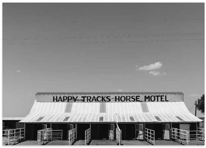 Horse Motel - Stretched Canvas, Poster or Fine Art Print I Heart Wall Art