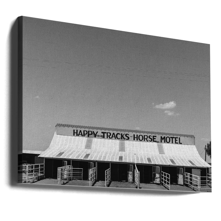 Horse Motel - Stretched Canvas, Poster or Fine Art Print I Heart Wall Art