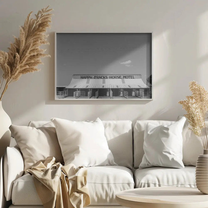 Horse Motel - Stretched Canvas, Poster or Fine Art Print I Heart Wall Art
