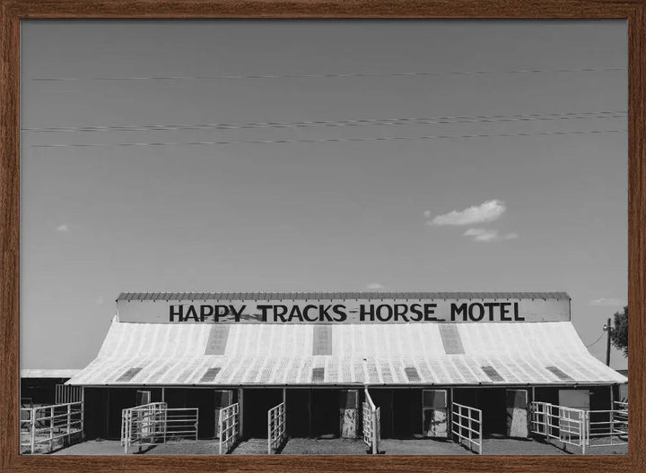 Horse Motel - Stretched Canvas, Poster or Fine Art Print I Heart Wall Art