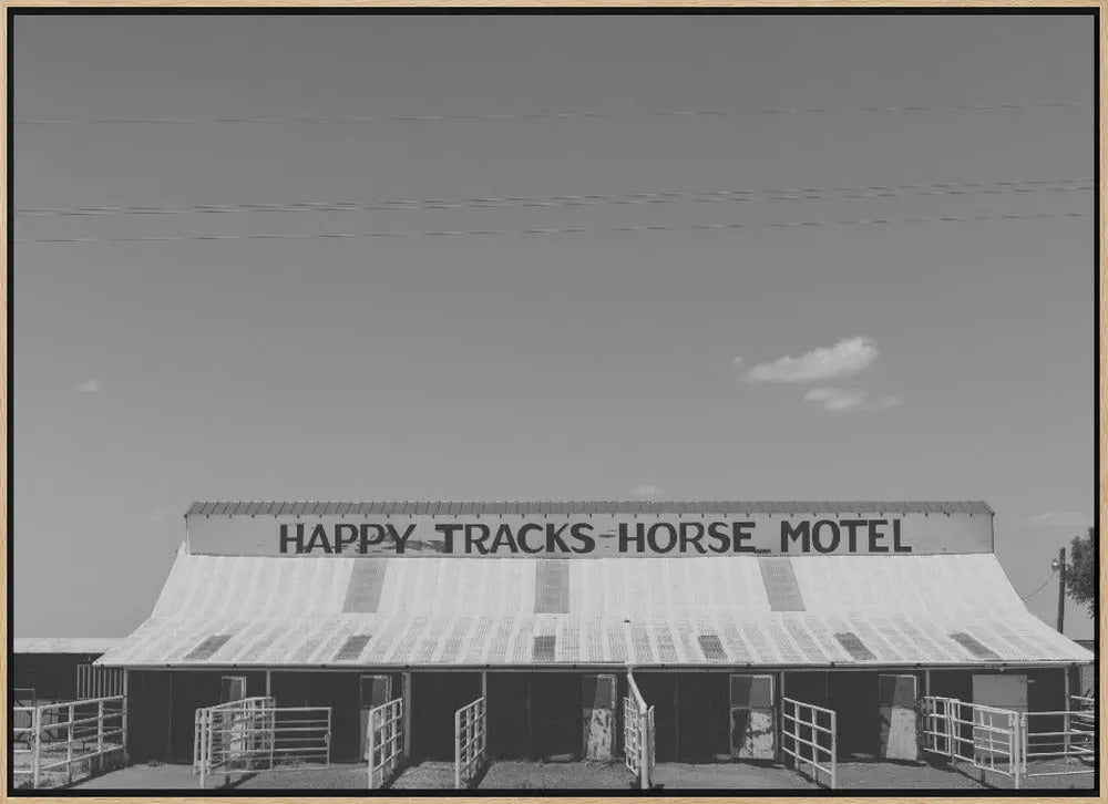 Horse Motel - Stretched Canvas, Poster or Fine Art Print I Heart Wall Art