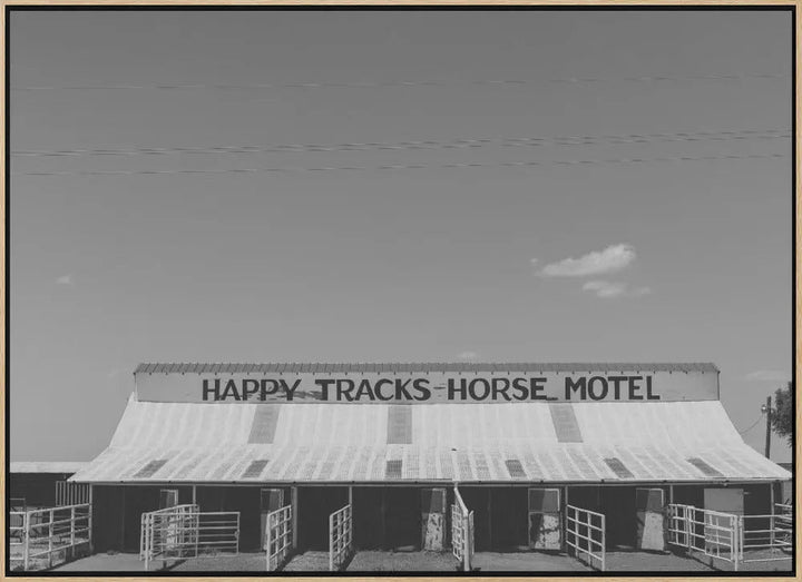 Horse Motel - Stretched Canvas, Poster or Fine Art Print I Heart Wall Art