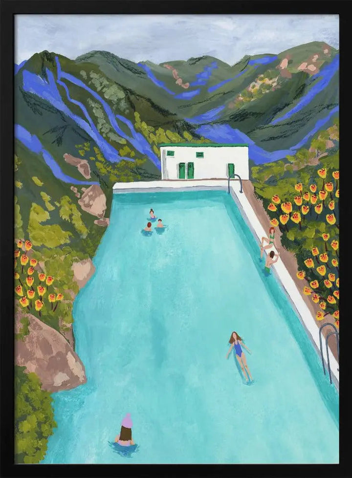 Hotsprings - Stretched Canvas, Poster or Fine Art Print I Heart Wall Art