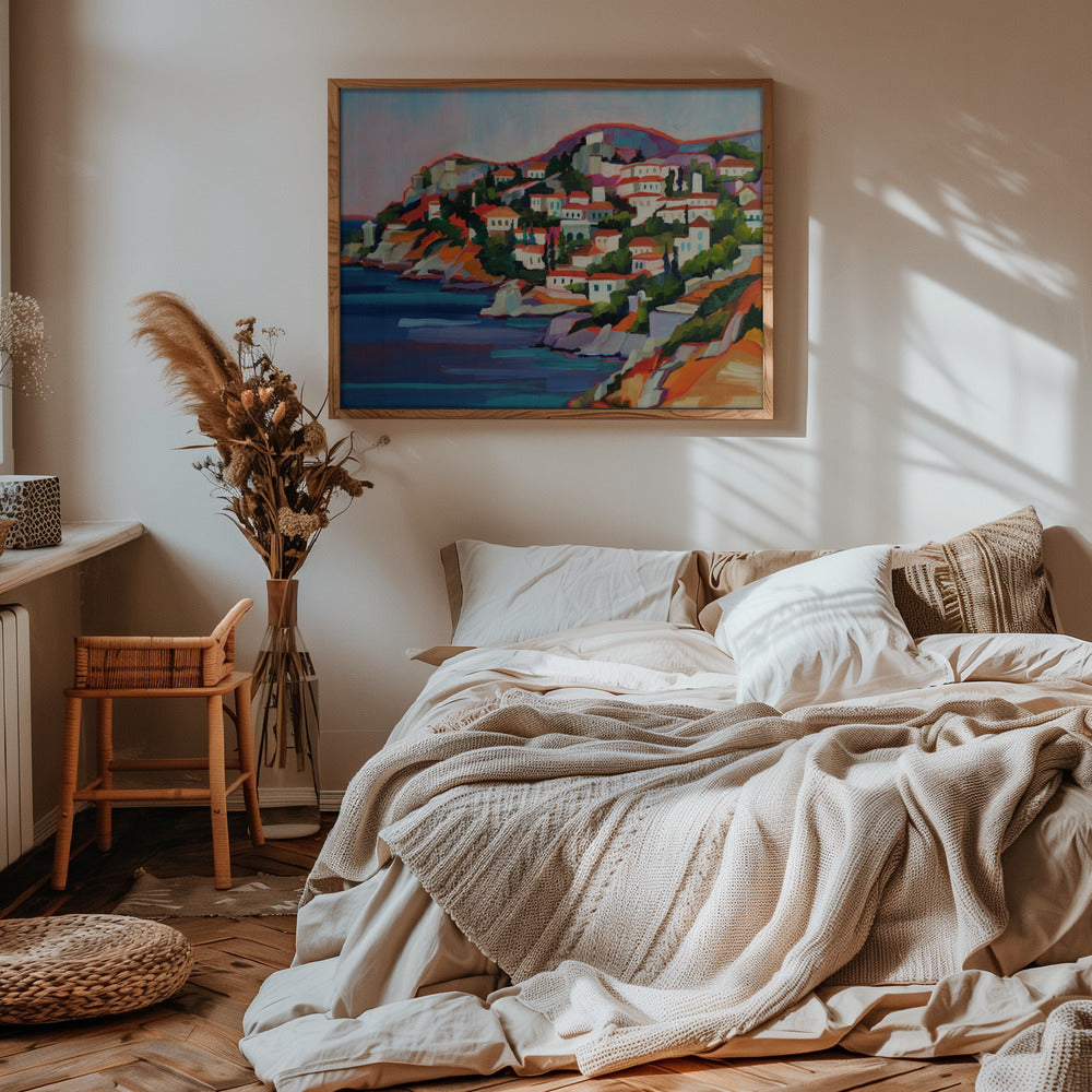 Hydra Island - Stretched Canvas, Poster or Fine Art Print I Heart Wall Art