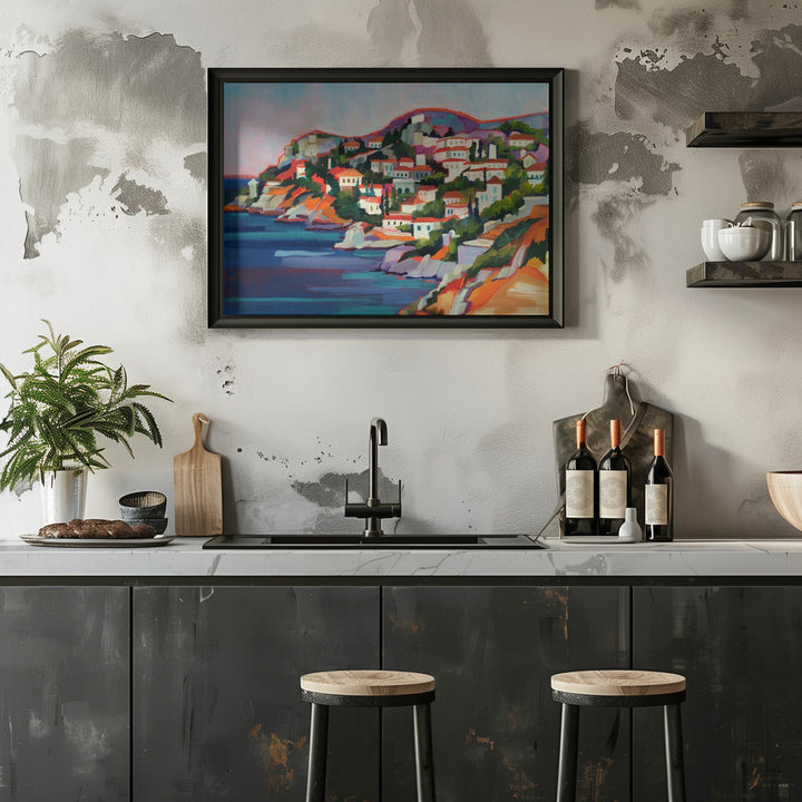 Hydra Island - Stretched Canvas, Poster or Fine Art Print I Heart Wall Art