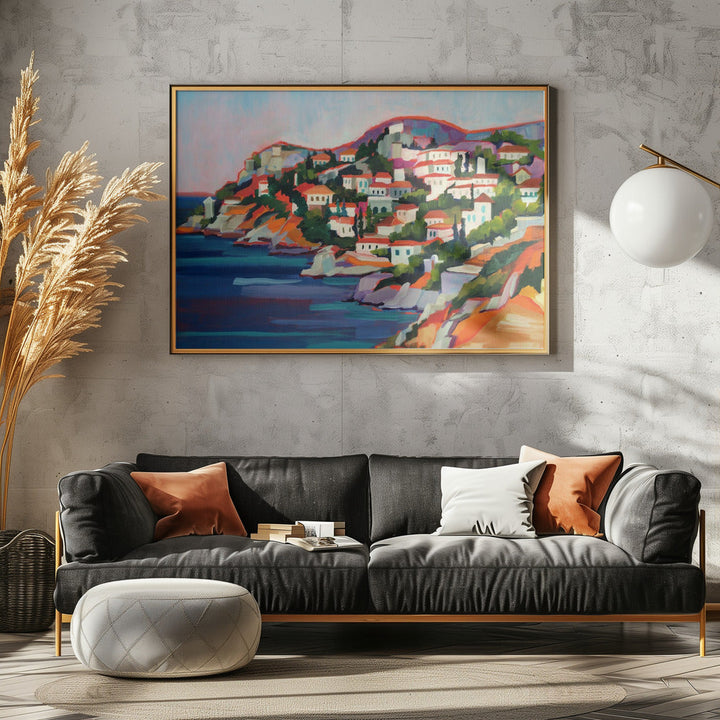 Hydra Island - Stretched Canvas, Poster or Fine Art Print I Heart Wall Art