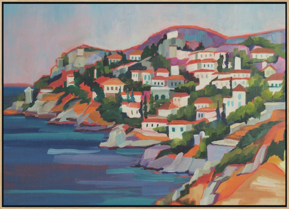 Hydra Island - Stretched Canvas, Poster or Fine Art Print I Heart Wall Art