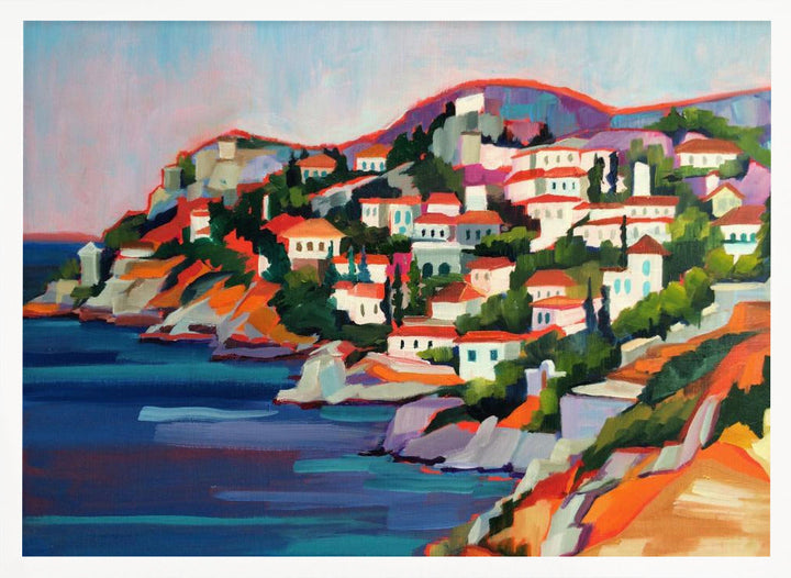 Hydra Island - Stretched Canvas, Poster or Fine Art Print I Heart Wall Art