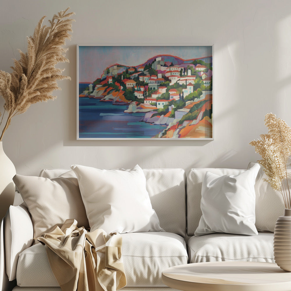 Hydra Island - Stretched Canvas, Poster or Fine Art Print I Heart Wall Art