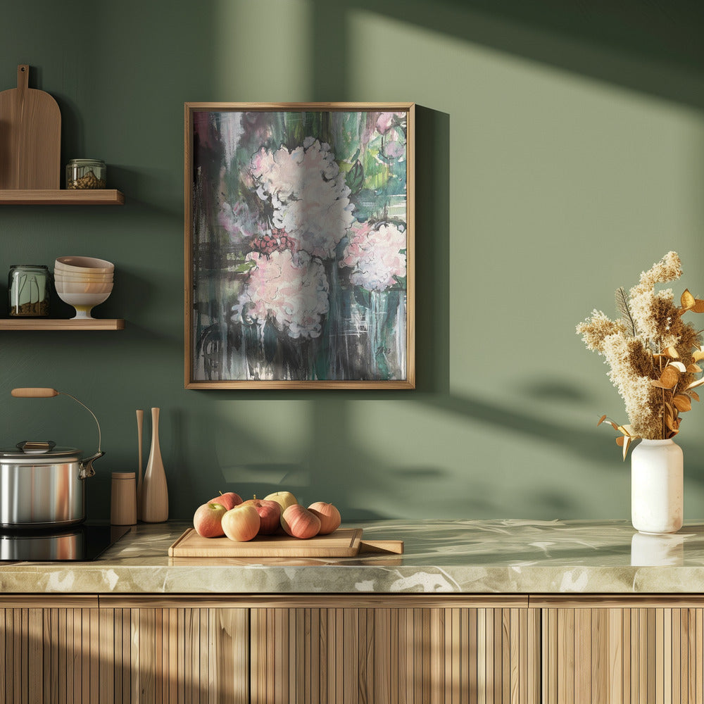 Hydrangea - Stretched Canvas, Poster or Fine Art Print I Heart Wall Art