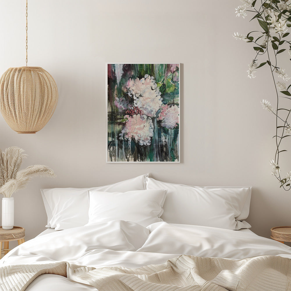 Hydrangea - Stretched Canvas, Poster or Fine Art Print I Heart Wall Art