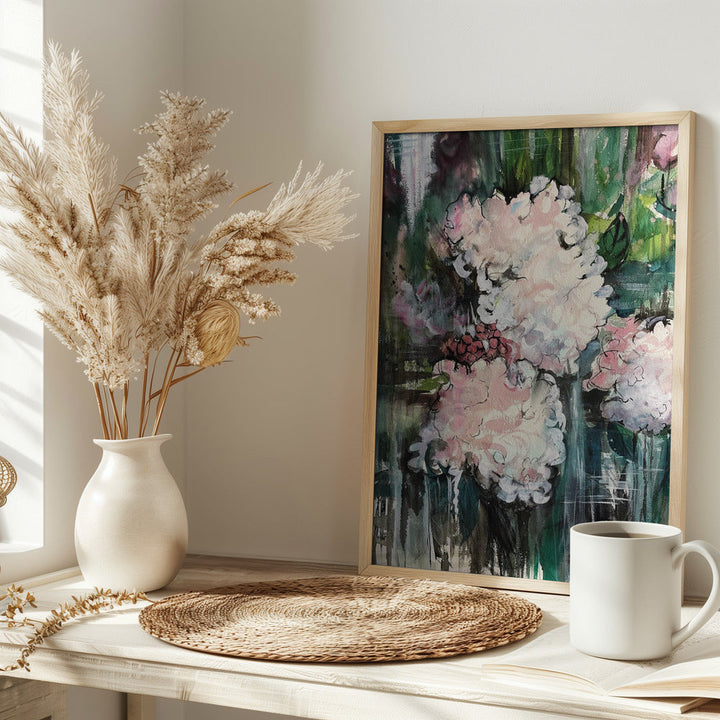 Hydrangea - Stretched Canvas, Poster or Fine Art Print I Heart Wall Art