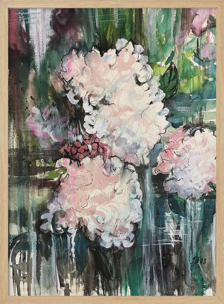 Hydrangea - Stretched Canvas, Poster or Fine Art Print I Heart Wall Art