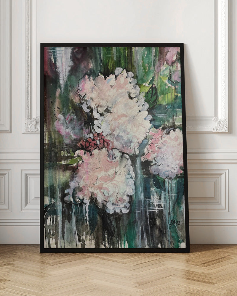 Hydrangea - Stretched Canvas, Poster or Fine Art Print I Heart Wall Art