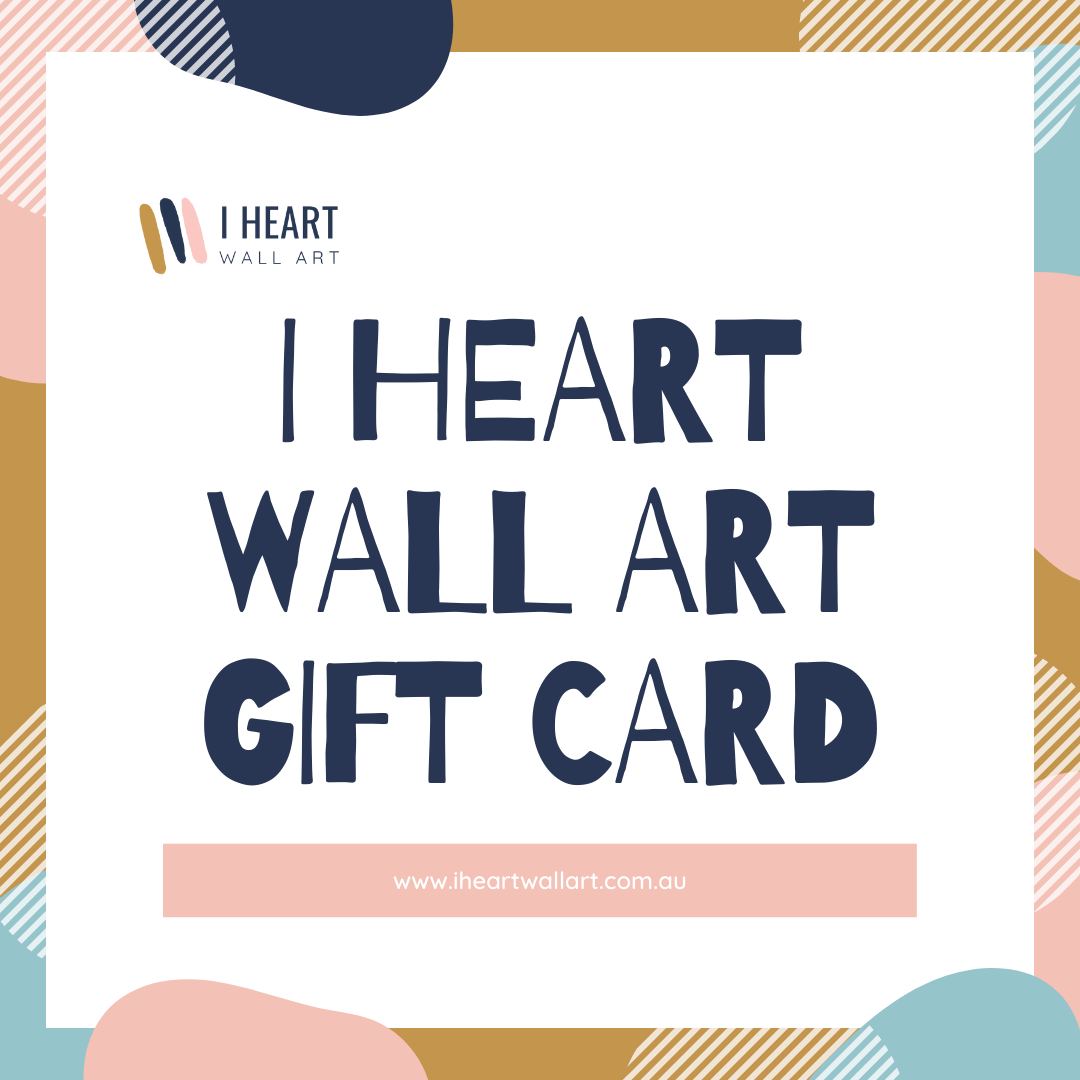 I Heart Wall Art Gift Card I Heart Wall Art Australia 