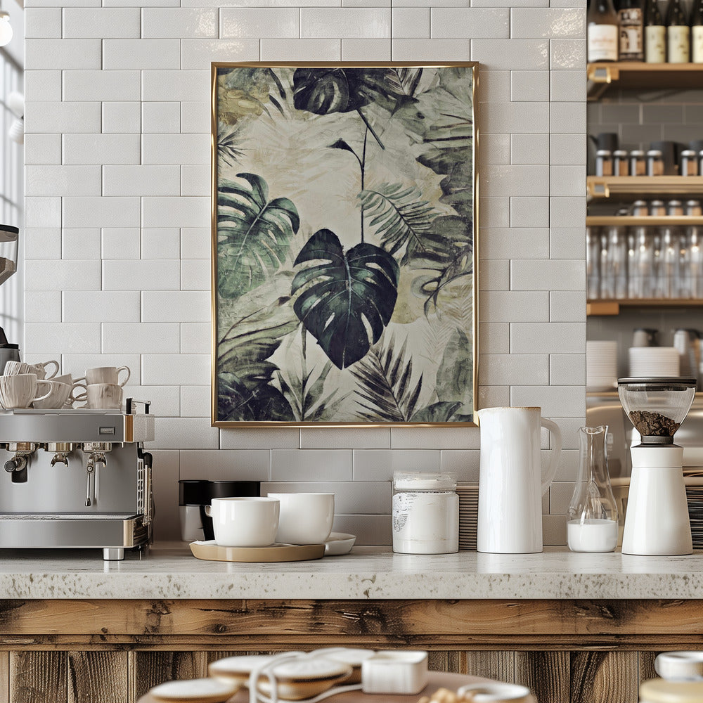 I Jungle01x a 50x70xa - Stretched Canvas, Poster or Fine Art Print I Heart Wall Art