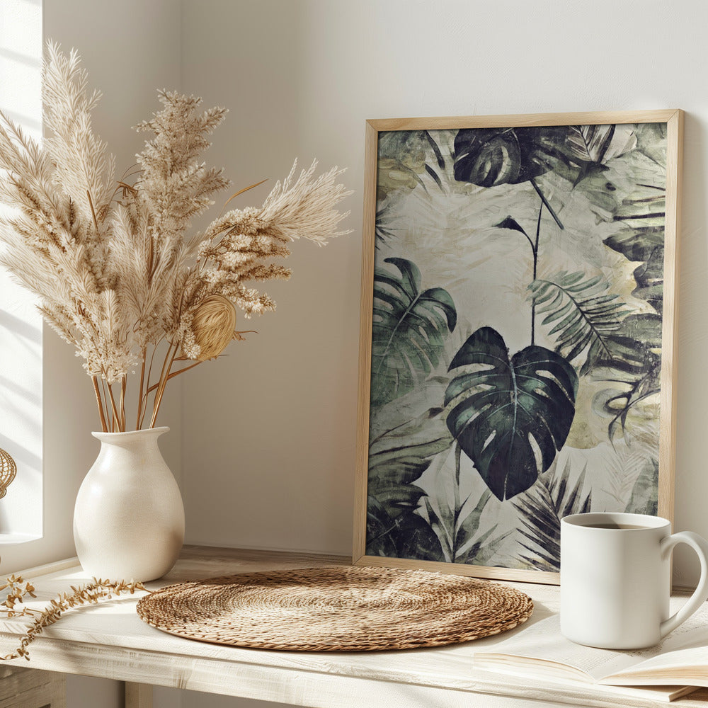 I Jungle01x a 50x70xa - Stretched Canvas, Poster or Fine Art Print I Heart Wall Art