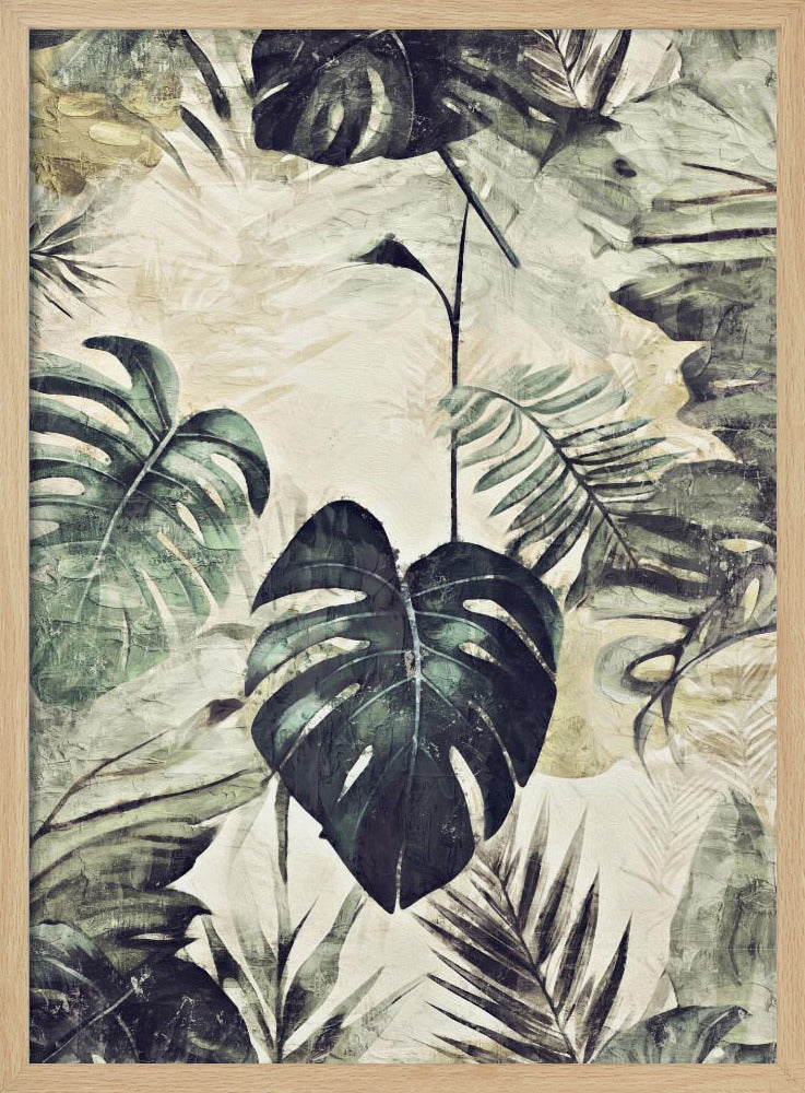I Jungle01x a 50x70xa - Stretched Canvas, Poster or Fine Art Print I Heart Wall Art