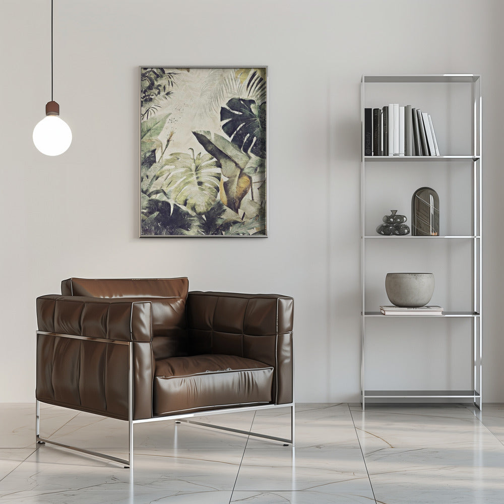 I Jungle01x a 50x70xb - Stretched Canvas, Poster or Fine Art Print I Heart Wall Art
