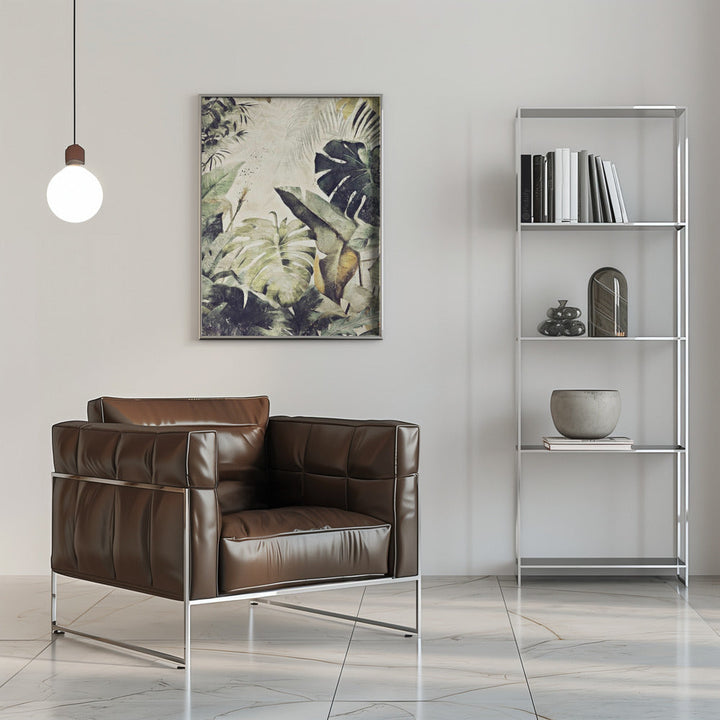I Jungle01x a 50x70xb - Stretched Canvas, Poster or Fine Art Print I Heart Wall Art