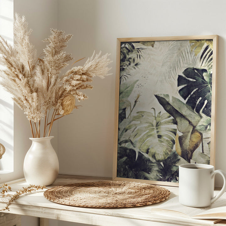 I Jungle01x a 50x70xb - Stretched Canvas, Poster or Fine Art Print I Heart Wall Art