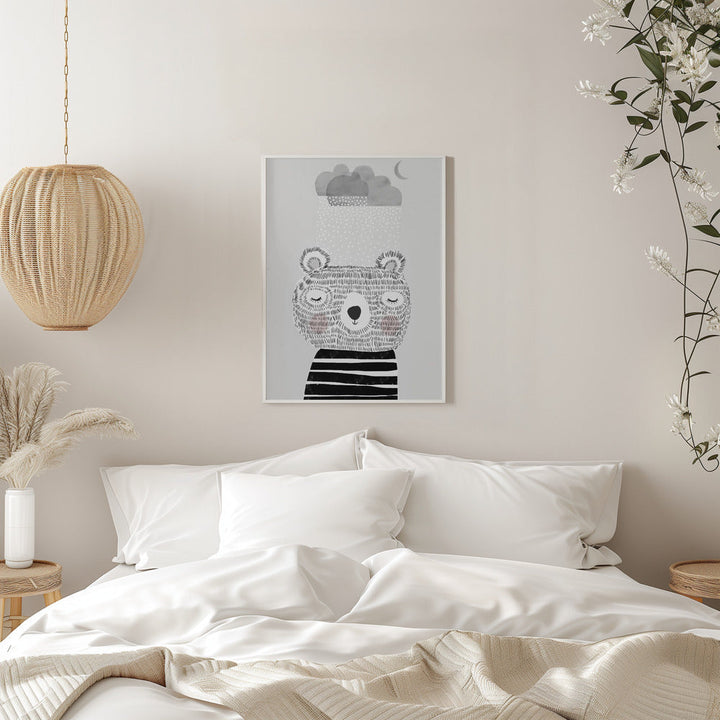 I Love Snow - Stretched Canvas, Poster or Fine Art Print I Heart Wall Art