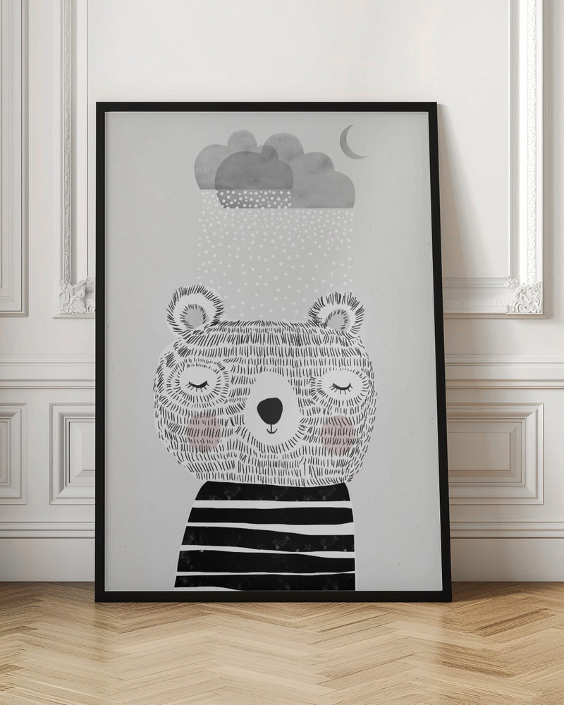 I Love Snow - Stretched Canvas, Poster or Fine Art Print I Heart Wall Art
