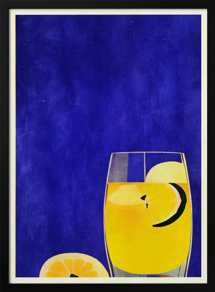 Ice Cold Lemonade - Stretched Canvas, Poster or Fine Art Print I Heart Wall Art