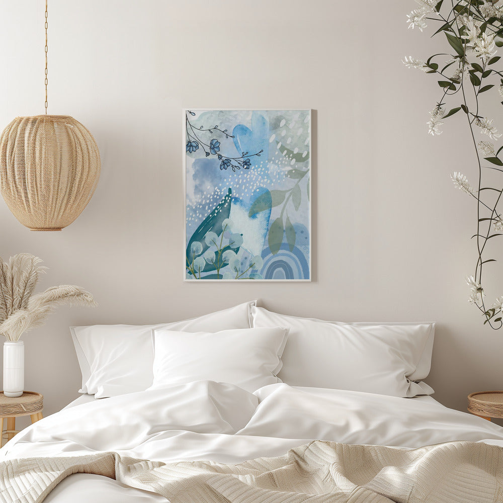 Iceberg Blue-2 - Stretched Canvas, Poster or Fine Art Print I Heart Wall Art