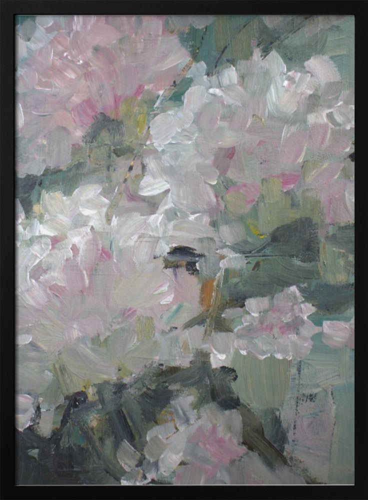 Impressionist Floral Abstract - Stretched Canvas, Poster or Fine Art Print - I Heart Wall Art - Poster Print, Canvas Print or Framed Art Print