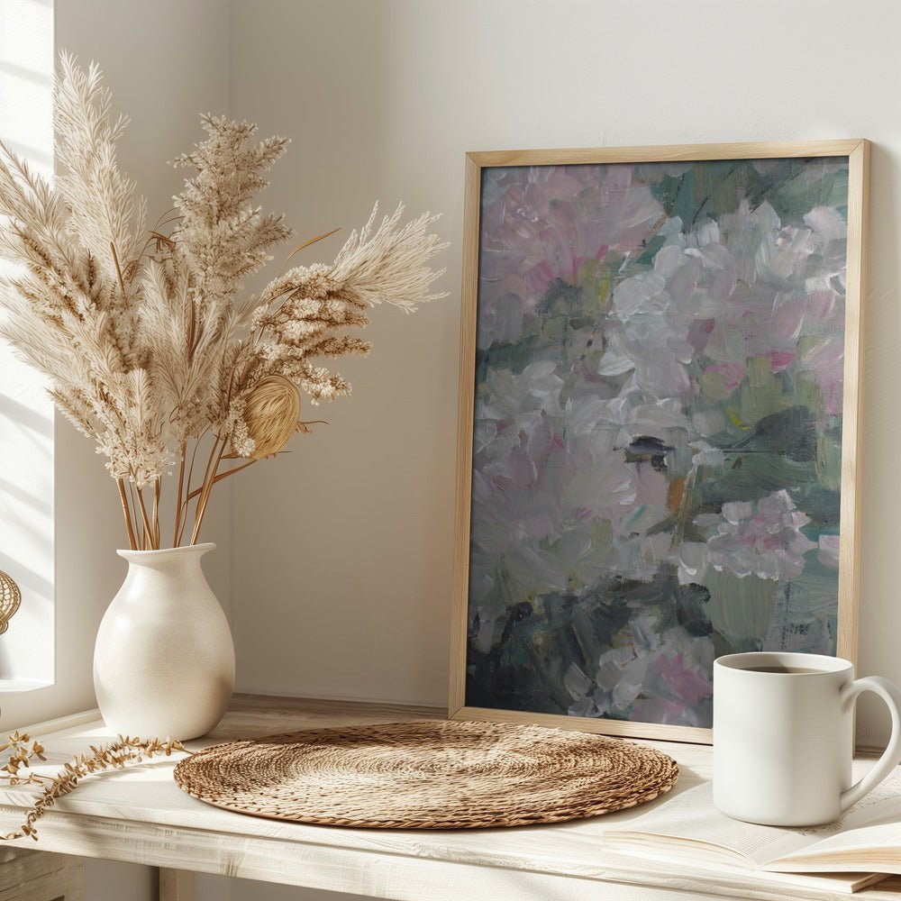 Impressionist Floral Abstract - Stretched Canvas, Poster or Fine Art Print - I Heart Wall Art - Poster Print, Canvas Print or Framed Art Print