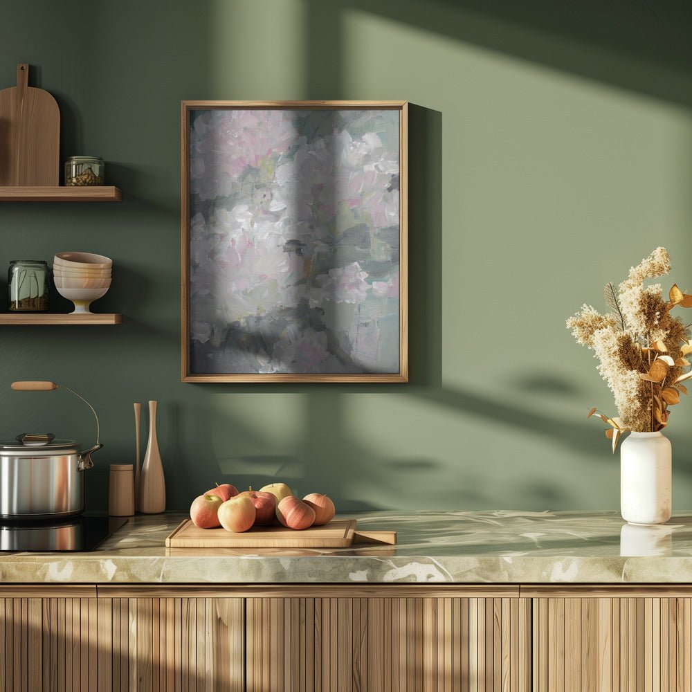 Impressionist Floral Abstract - Stretched Canvas, Poster or Fine Art Print - I Heart Wall Art - Poster Print, Canvas Print or Framed Art Print