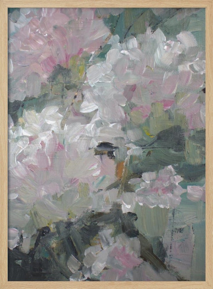 Impressionist Floral Abstract - Stretched Canvas, Poster or Fine Art Print - I Heart Wall Art - Poster Print, Canvas Print or Framed Art Print