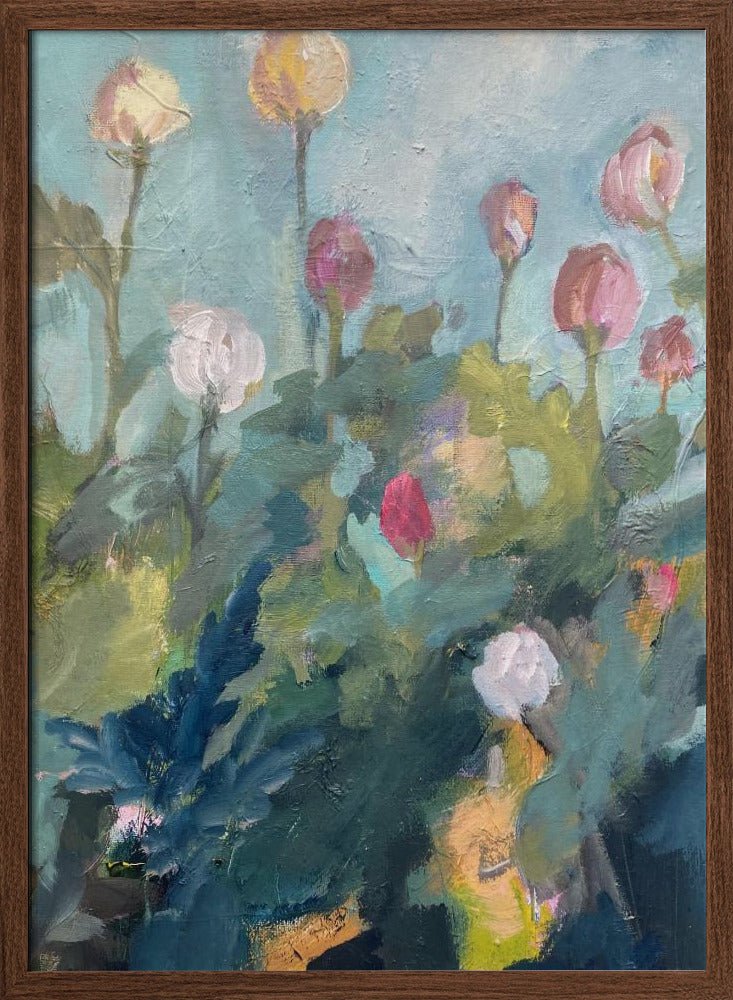 Impressionistic Blooms - Stretched Canvas, Poster or Fine Art Print - I Heart Wall Art - Poster Print, Canvas Print or Framed Art Print